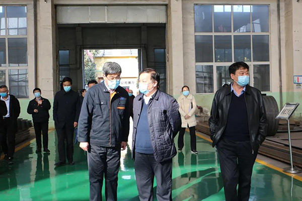 新鄉市副市長祁文華帶隊到新鄉長城調研指導企業復工復產工作