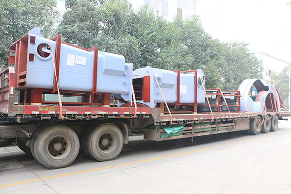 GRMS33.31礦渣/水泥立磨發貨現場 GRMS33.31礦渣/水泥立磨發貨現場