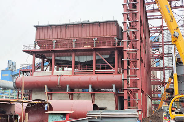 新鄉長城承建的沙鋼年產60萬噸鋼渣微粉生產線