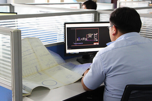 新鄉長城機械辦公現場