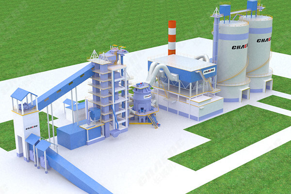 年產60萬噸礦渣微粉示范線效果圖