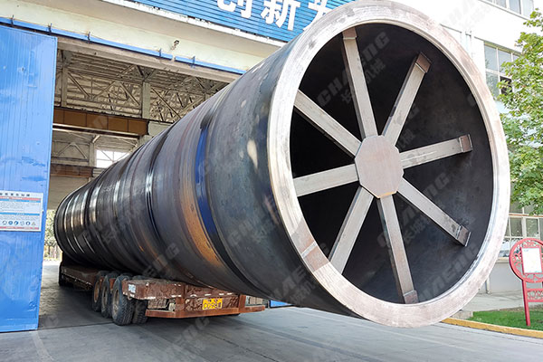 河南φ3.5*17.5米超細磨筒體發貨