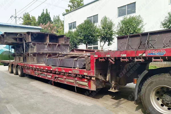 山西年產45萬噸礦粉線基礎部件發貨