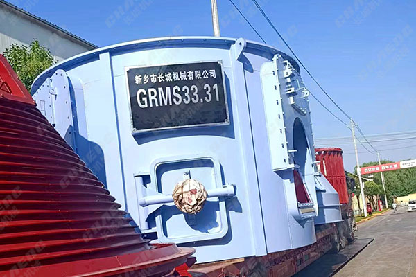 山東年產30萬噸礦粉線上殼體、搖臂發貨